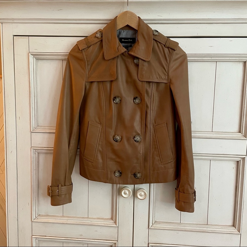 Massimo Dutti Leather Jacket